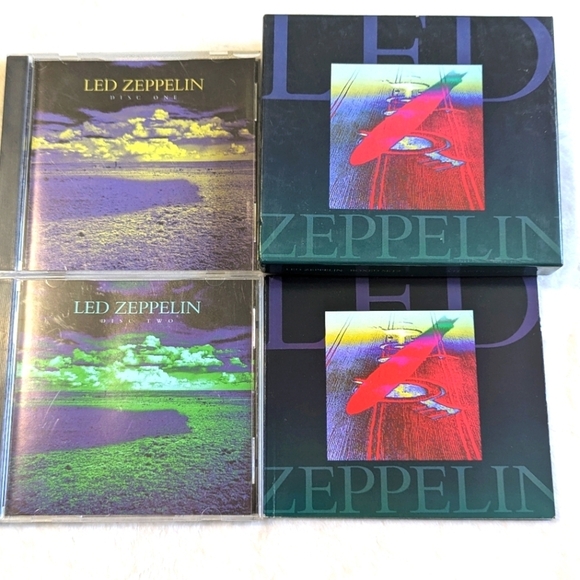 Vintage Led Zeppelin Box CD Set - 2 Disc Set Released in 1993 - Picture 1 of 11